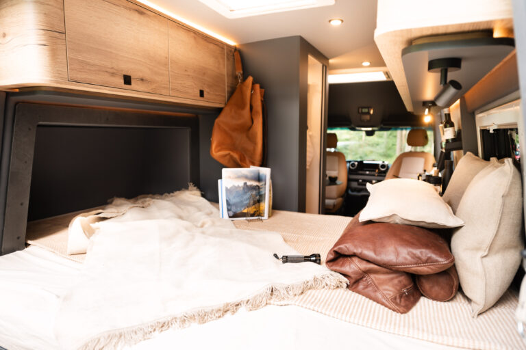 Couchage avec slide Out vue d'intérieur