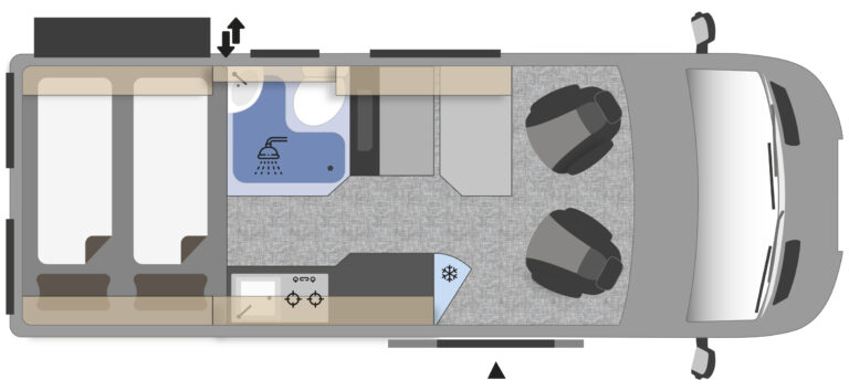 implantation du Clevervans Aventuro