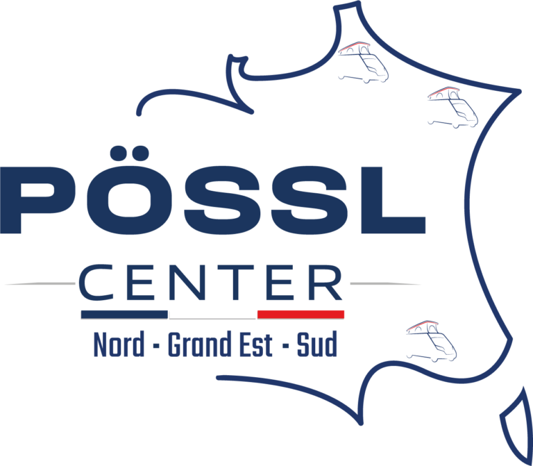 carte de France avec les 3 géolocalisation des PÖSSL Center