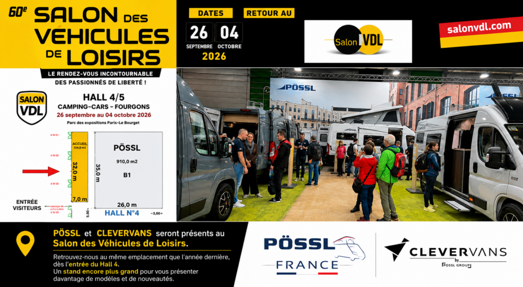 Emplacement PÖSSL au salon VDL du Bourget 2026